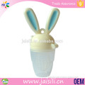 2015 High Quality!! Good price funny rabbit silicone baby swallow feeder